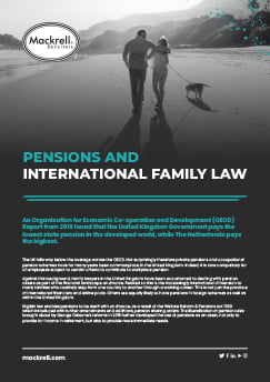Pensions and International Family Law