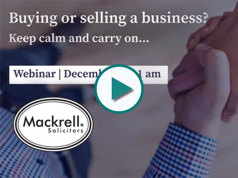 Buying or selling a business? Keep calm and carry on