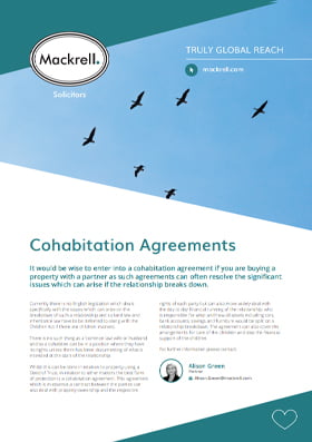 Cohabitation Agreements