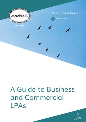 A Guide to Business and Commercial LPAs
