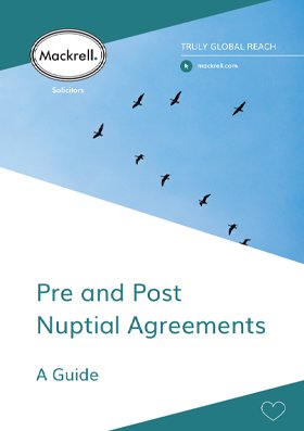 Pre and Post Nuptial Agreements