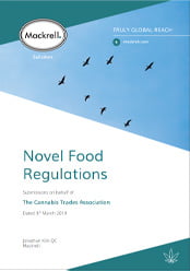 Novel Food Regulations