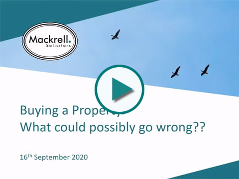 Buying a property what could possibly go wrong!?