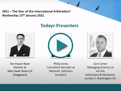 2021 - The year of the International Arbitration?