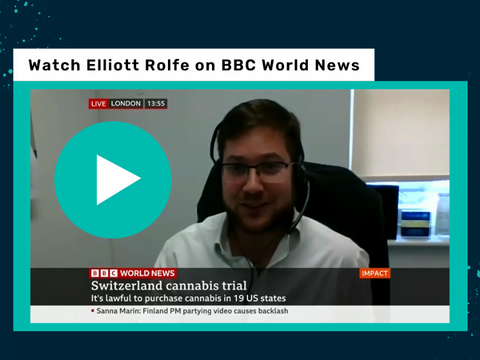 Elliott Rolfe on BBC World News - Cannabis Law