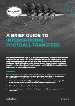 A brief guide to international football transfers