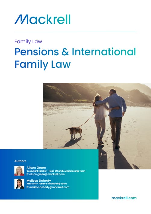 Pensions & International Family Law